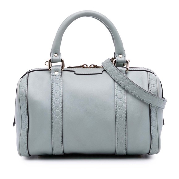 Pre-Loved Gucci Small Microguccissima Trimmed Leather Joy Boston Bag - Picture 1 of 12